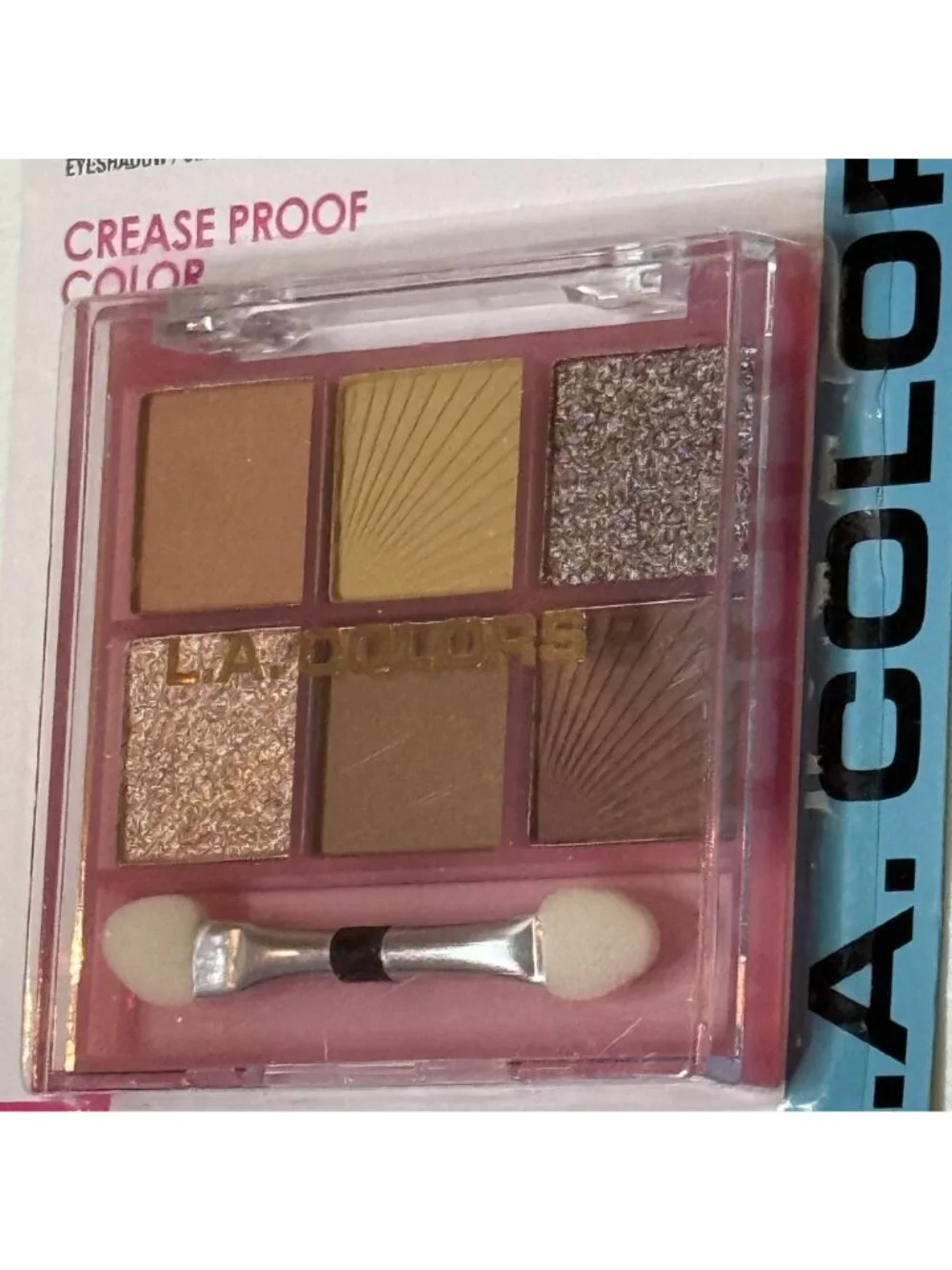 L.A. Colors Almost Nude Neutral 6 Color Eyeshadow Palette New
